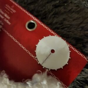 White Circular Tree Skirt With Pom poms